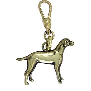 Weimaraner Brass Charm
