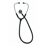 Veridian 05-10701 Pinnacle Series Stainless Steel Infant Stethoscope, Black