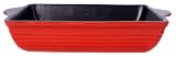 Pinnacle Ceramic Non-Stick Bakeware, 9 Inch x 13 Inch Rectangular Baker, Red