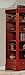Louis Phillip Corner Bookcase In Cherry Finish