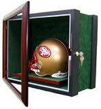 1 Full Size Football Helmet Display Case-Black