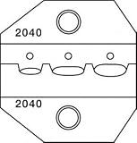 Paladin Tools 2040 CrimpALL 1300/8000 Series Die For Insulated Terminals And Lugs