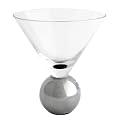 Silver Ball Martini Glass Set of 6