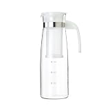 iwaki 茶漉し付クールサーバー ホワイト 1.2L K2932-W