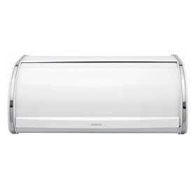 Brabantia Medium Steel Roll Top Bread Bin White by Brabanita
