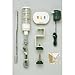 Patlite HSST-3M2-RYG 3-In-One Manual Control Signal Tower Kit, Red Amber/Green Light, DC24V