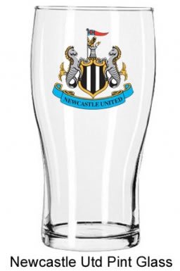 Newcastle Utd Pint Glass