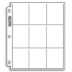 Ultra-Pro 9 Pocket Pages - 100 Pages per box