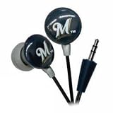 MLB Milwaukee Brewers Mini Logo Baseball Earbuds