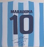 Diego Maradona Argentina Autographed #10 Jersey