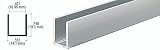 CRL Satin Anodized 3/8 Aluminum U-Channel by CR Laurence
