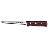 Victorinox 6 inch Straight Boning Knife, Rosewood Handle