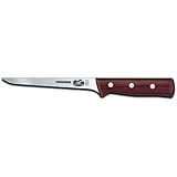 Victorinox 6-Inch Straight Boning Knife, Rosewood Handle
