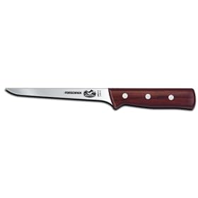 R H. Forschner by Victorinox 6-Inch Straight Boning Knife, Rosewood Handle by R.H. Forschner Victorinox