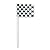 DecoPac Checkered Flag DecoPic Cupcake Picks (12 Count)