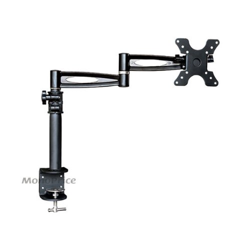 3 Way Adjustable Tilting Desk Mount Bracket for LCD LED (Max 33Lbs, 10~25inch) - Black