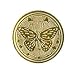 Butterfly Flower Embossed Sticker Seals