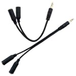Doppia adattatore audio 3.5MM per ZTE...