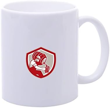 Polada Mug Design Bartender Carrying Barrel Pour Pitcher Retro Create Coffee Mug Photo Cups