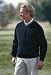 PGA Tour V-neck Microfiber Windshirt with Tipping - Z5SR0087 (Black/White / XL)