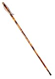 Lightweight Natural Wooden Walking Stick - Hiking Pole - 50 - Carbide Tip with Rubber Boot