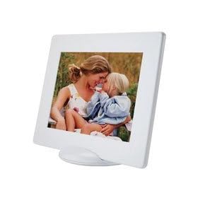 Pictronic Illuminated Flat Screen Photo Frame for a 5x7 Picture, White Plastic