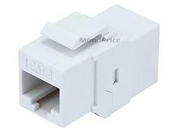 Cat6 Inline Coupler Keystone Type - White