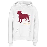 Sweatshirt Woman White  English Mastiff Stencil / Chees  Dog