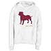 Sweatshirt Woman White  English Mastiff Stencil / Chees  Dog