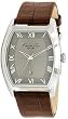 Kenneth Cole #KC1789 Men's Brown Leather Strap Black Dial Dress Watch
