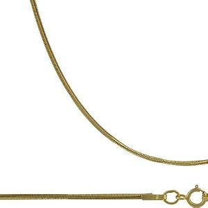 Gold Filled 1mm Snake Chain in 16" and 18" Lengths, #8279