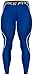 New 054 Skin Tights Compression Leggings Base Layer Blue Running Pants Mens