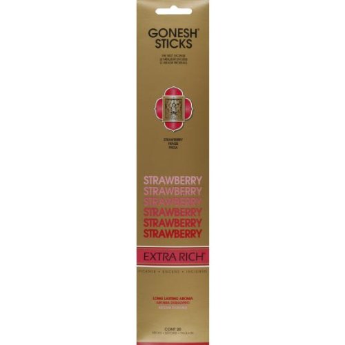 Gonesh - Strawberry 20 Count Incense Sticks
