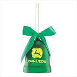 Green John Deere Christmas Bell Ornament