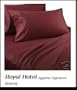 1200 Thread Count King 4pc Bed Sheet Set 100% Egyptian Cotton Deep Pocket 1200 TC Solid Burgundy