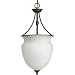 Progress Lighting P383120 Antique Bronze Richmond Hill Traditional / Classic Single Light Foyer Pendant from the Richmond Hill Collection