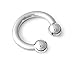 Scrap Metal 23 316L Surgical Steel Circular Barbell Horseshoe 6g 1/2