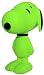 Dark Horse Deluxe Snoopy 8" Vinyl Figure (Green)_s-1