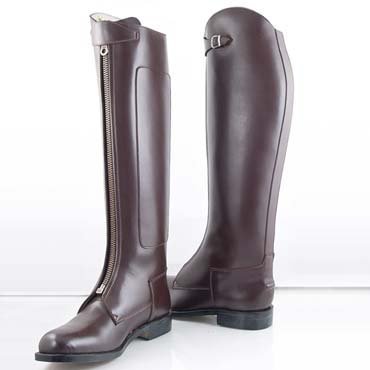 Hispar Man Men Mens Invader-1 Polo Boots Horseback Riding Sports Argentanian Style ONE Front Strap Brown [All Colors, Plus, 2plus Calf Size Available] (13, Color:Brown Calf:XXWide)