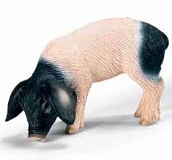 Schleich Swabian Hall Piglet Eating 13635