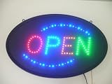ＬＥＤ看板　電飾　サイン　４色／ＯＰＥＮ　開店　営業中の画像