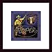 Cowboy Calf Roper by Eureka Lake 11.00X17.00 Framed with Black Wood Frame