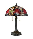 Quoizel TF879T Larissa 2 Light Tiffany Table Lamp, Vintage Bronze Finish Reviews 31Ufei4o84L. SL160 Quoizel TF879T Larissa 2 Light Tiffany Table Lamp, Vintage Bronze Finish Reviews