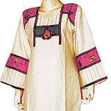 Womens Shalincraft Caftans Dress Long Sleeve Evening Gown Cotton Size M (kftn716)