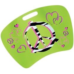 Zebra Peace Symbol Lap Desk with Pillow