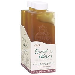GIGI Honee Wax Refills Large 3-pk; (3) 79g wt 2.8oz