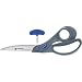 Westcott ExtremEdge Adjustable Tension Titanium Bonded Scissors, 8" Bent, Gray