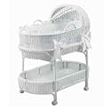 Fairyland Bassinet Bedding Set - color: white