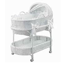 Fairyland Bassinet Bedding Set - color: white