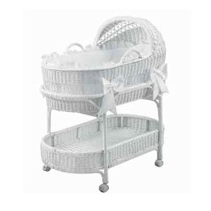 Fairyland Bassinet Bedding Set - Color: Ecru